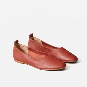 Everlane The Italian Leather Day Glove / Brick / Size 9